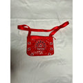 Supreme Red Bandana Print Crossbody Bag