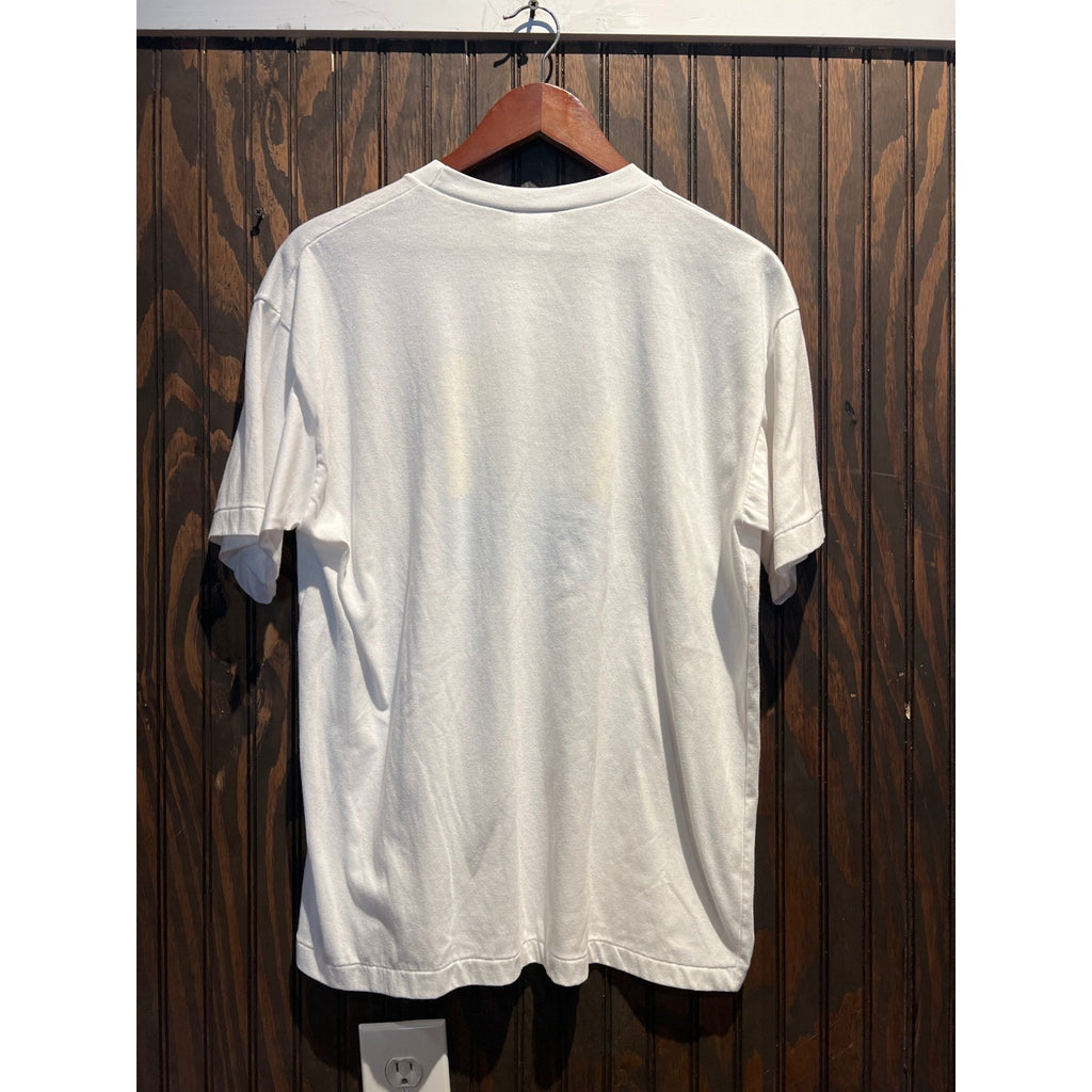 Vintage Philippines Sailboat Graphic T-Shirt White Single Stitch Justin XL 90s