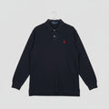 Polo Ralph Lauren Long Sleeve Classic Fit Polo Shirt Black Men's XL