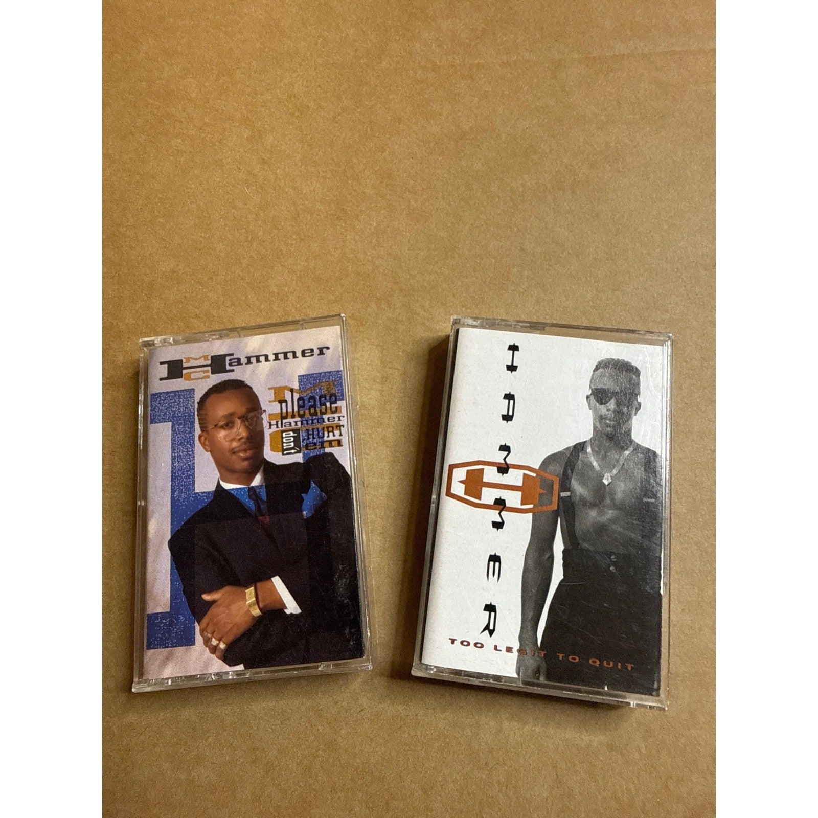 MC Hammer Cassette Lot Please Hammer Don't Hurt Em Too Legit to Quit 90s Hip Hop