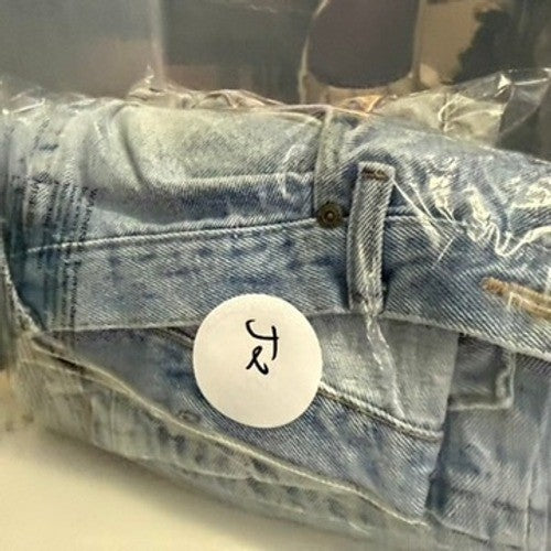 Wrangler Men's Light Wash Straight Leg Denim Jeans Size 36x34