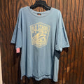 Harley Davidson Old School H-D MC Graphic T-Shirt Blue Mens 2XL 30x25
