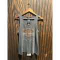 Harley-Davidson Custom Motor Cycles Graphic Tank Top Charcoal Gray Mens Small