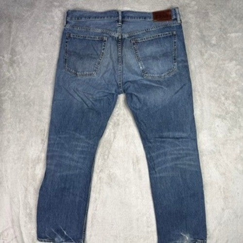 Polo Ralph Lauren Mens Jeans W36 L30 Blue Denim Straight Leg Casual