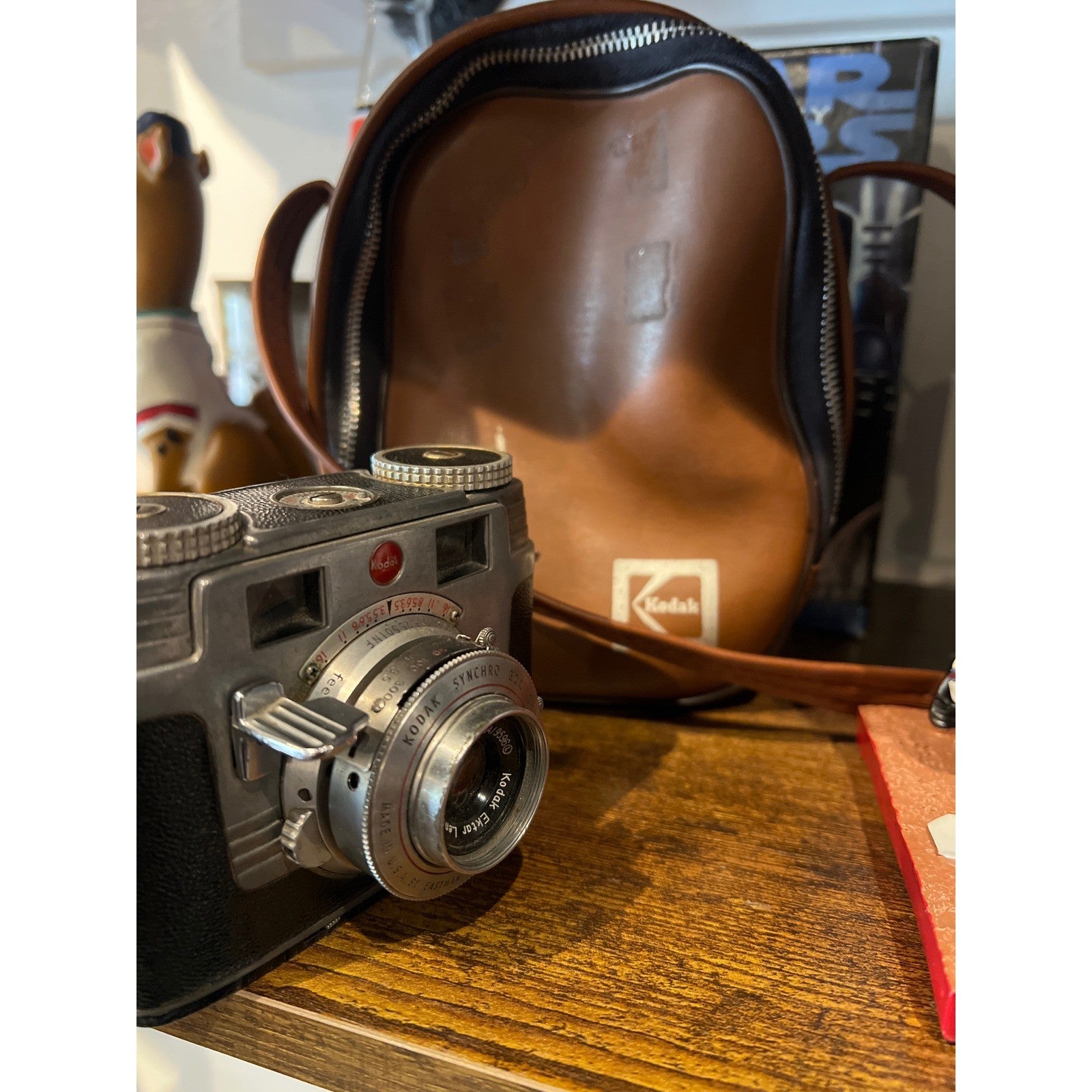 Vintage Kodak Signet 35 Rangefinder Camera Ektar 44mm f3.5 Lens Synchro 300 USA
