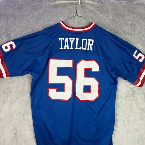 100% Authentic Lawrence Taylor Mitchell & Ness 1986 Giants Jersey Size 52 2XL