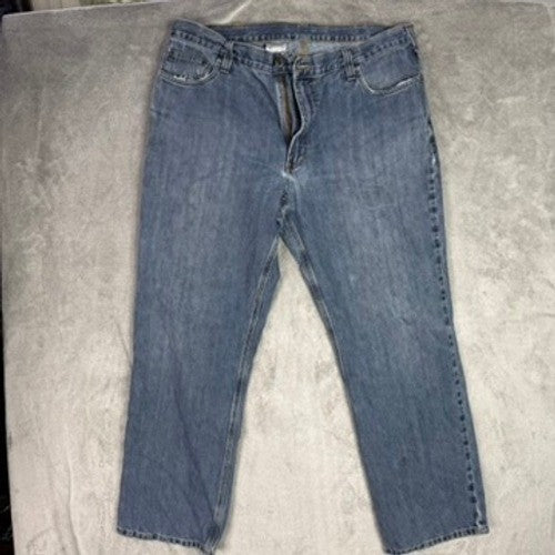 Carhartt Men's Relaxed Fit Straight Leg Jeans Blue Denim 40x32