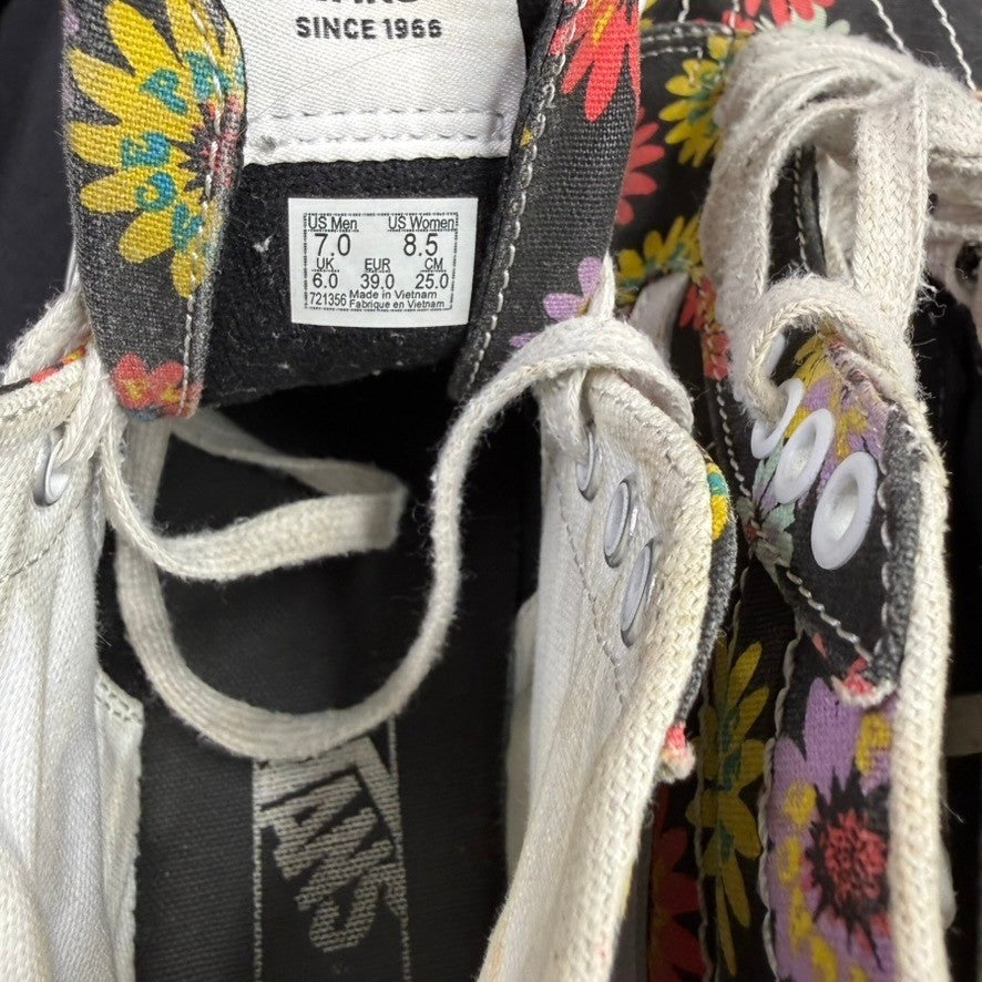 Vans SK8 Hi Platform Floral Print High Top Sneakers Womens 8.5