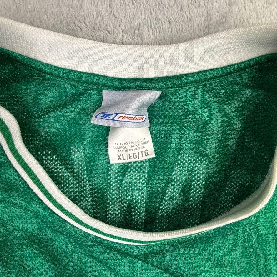 Reebok Boston Celtics Marcus Banks 11 NBA Jersey Mens XL Green Basketball Mesh