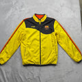 FC Barcelona Track Jacket Yellow Black Soccer Football Mens Size M