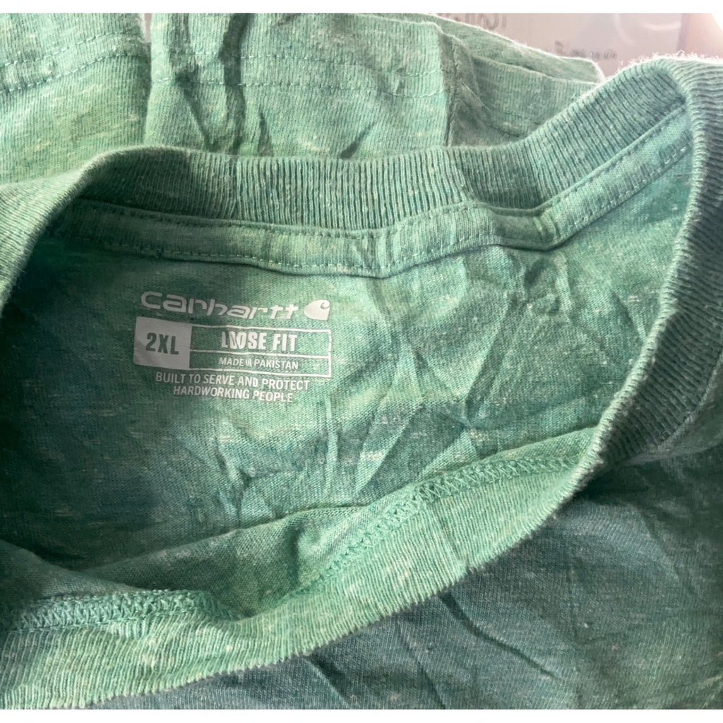 Carhartt Light Green Loose Fit TShirt Size Large