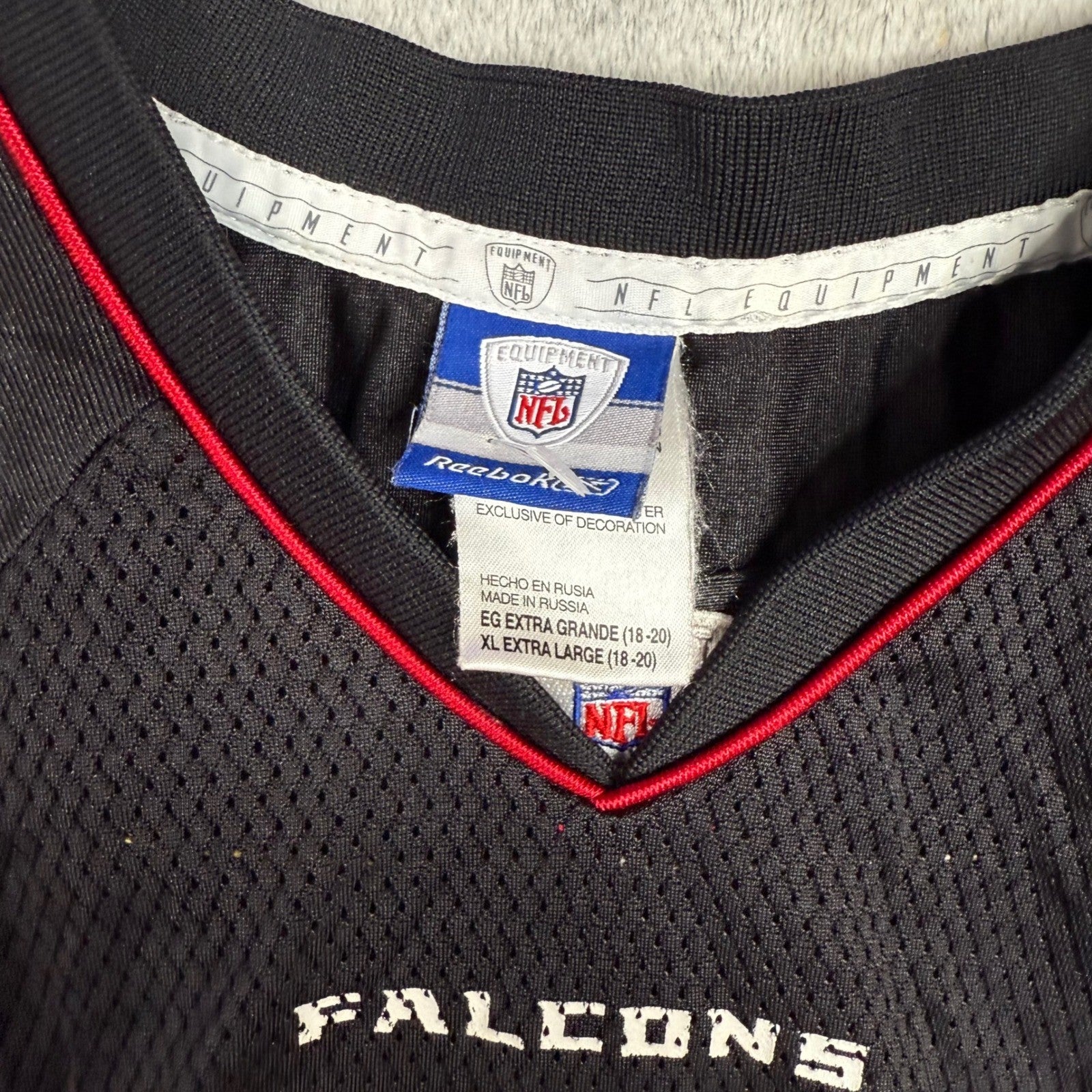 Kids Atlanta Falcons Michael Vick Number 7 Jersey Reebok NFL Football Size XL