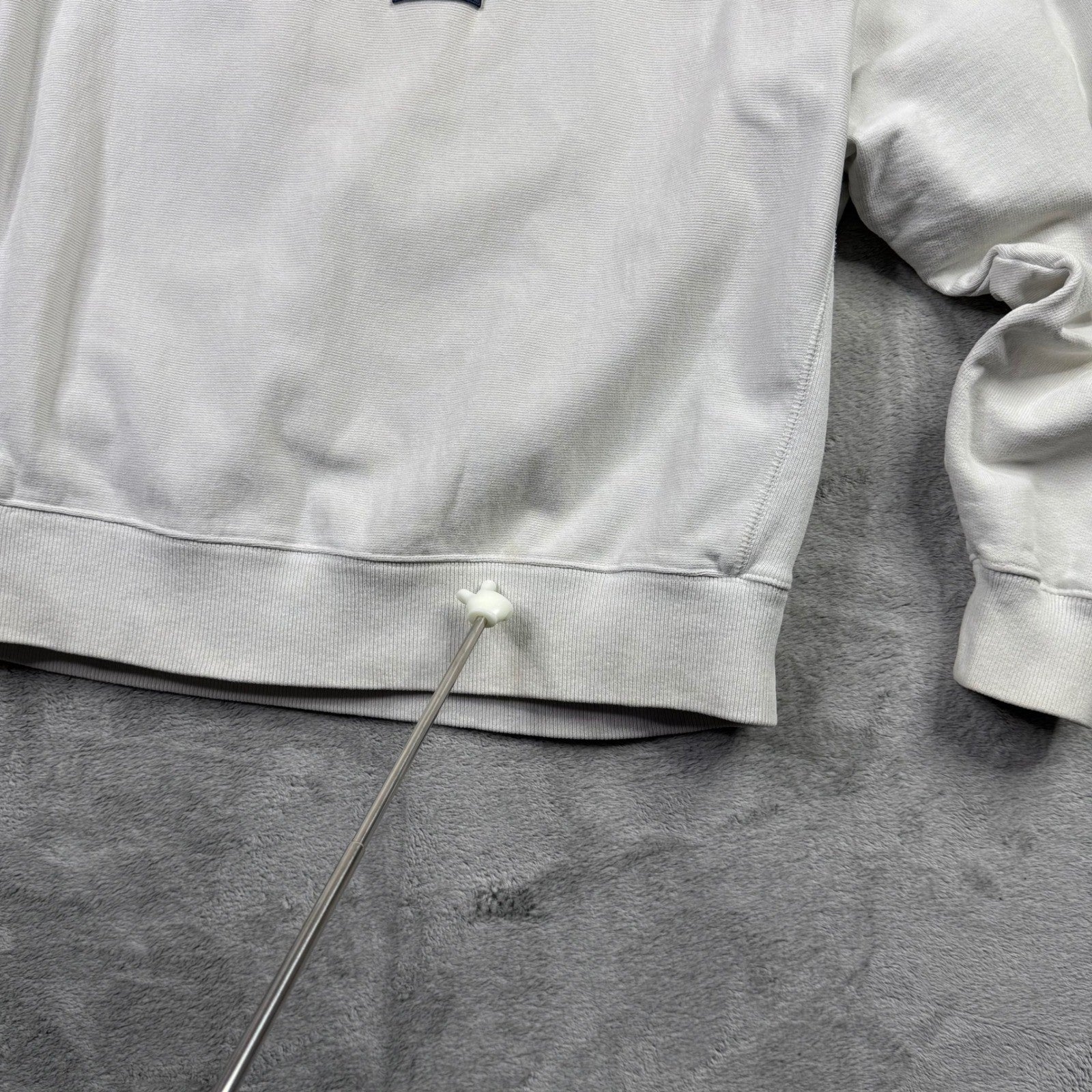 Kith Champion Rainbow Logo Crewneck Sweatshirt White Men's Size Medium