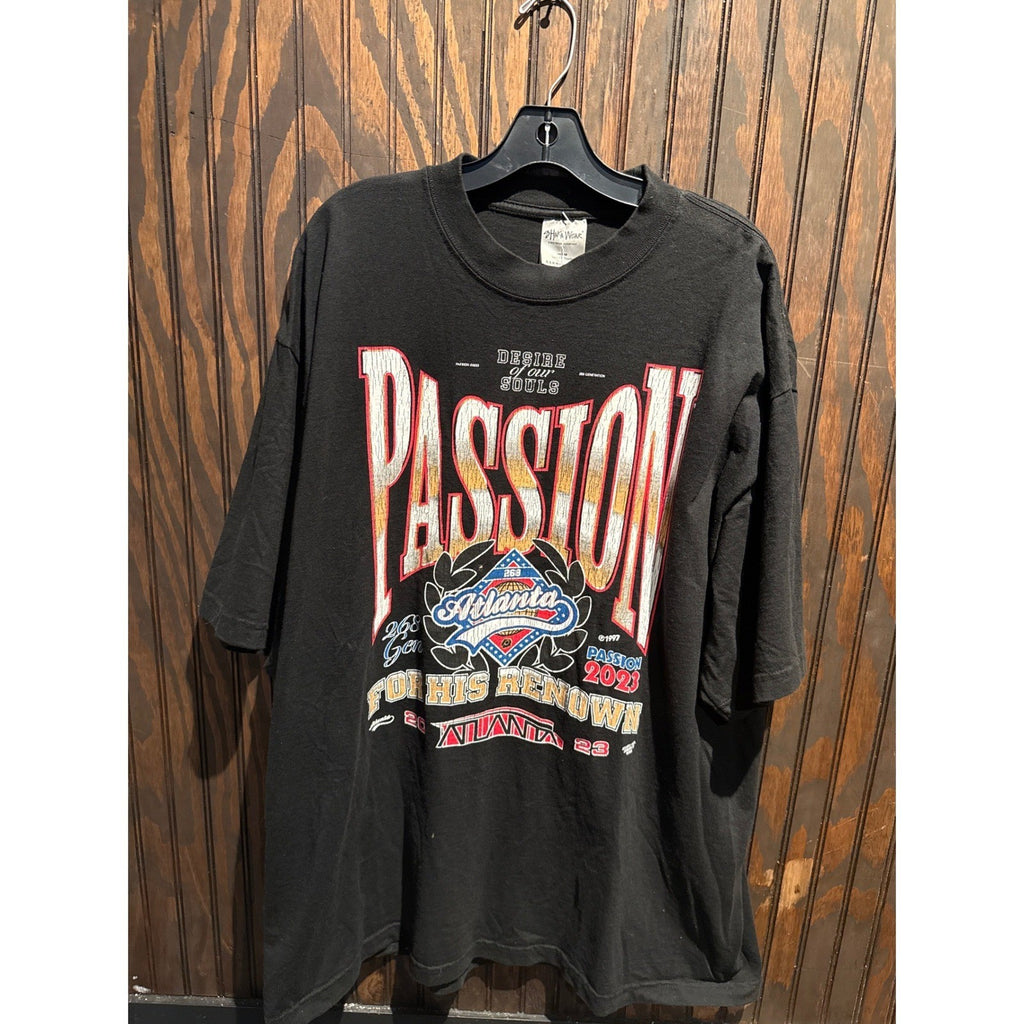 Passion 2023 Atlanta Christian Conference TShirt Mens Black Graphic Tee 2XL