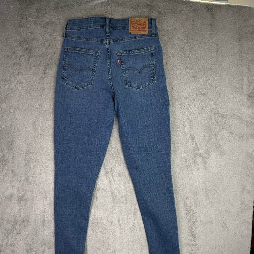 Levi's 721 High Rise Skinny Jeans Medium Wash Women's Size 27 W 28 L