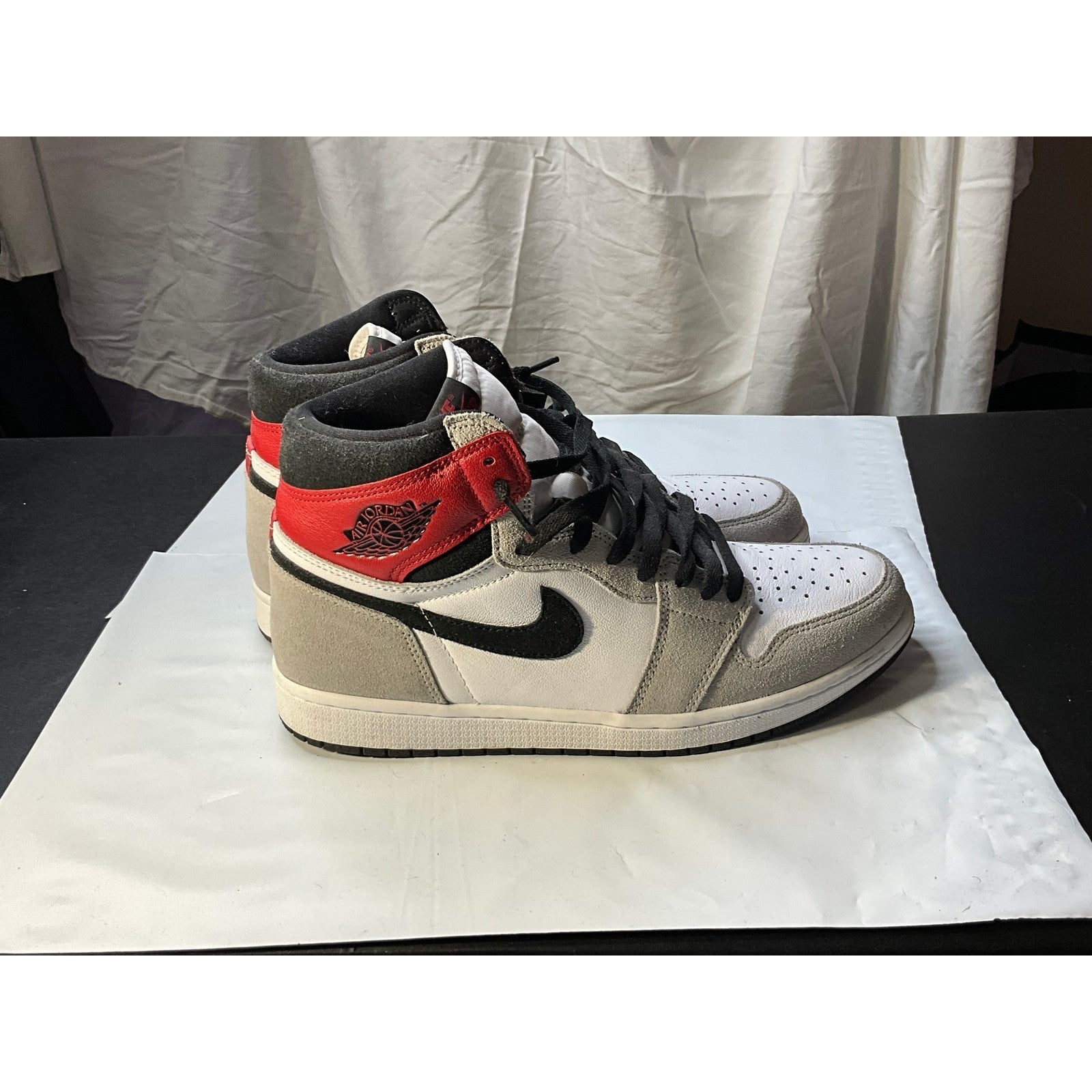 Air Jordan 1 High OG Stealth Grey White Black Red Men's Basketball Shoes