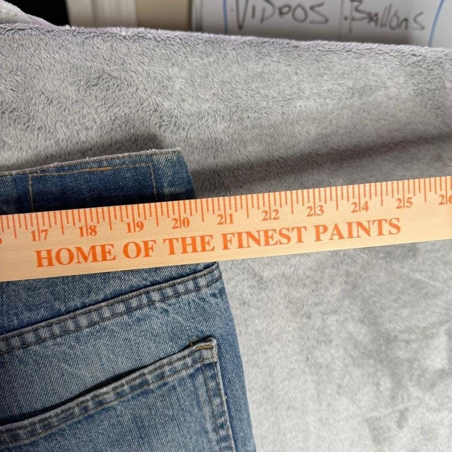 Vintage Levi's 505 Orange Tab Jeans USA Made Zip Fly Distressed date p5/75
