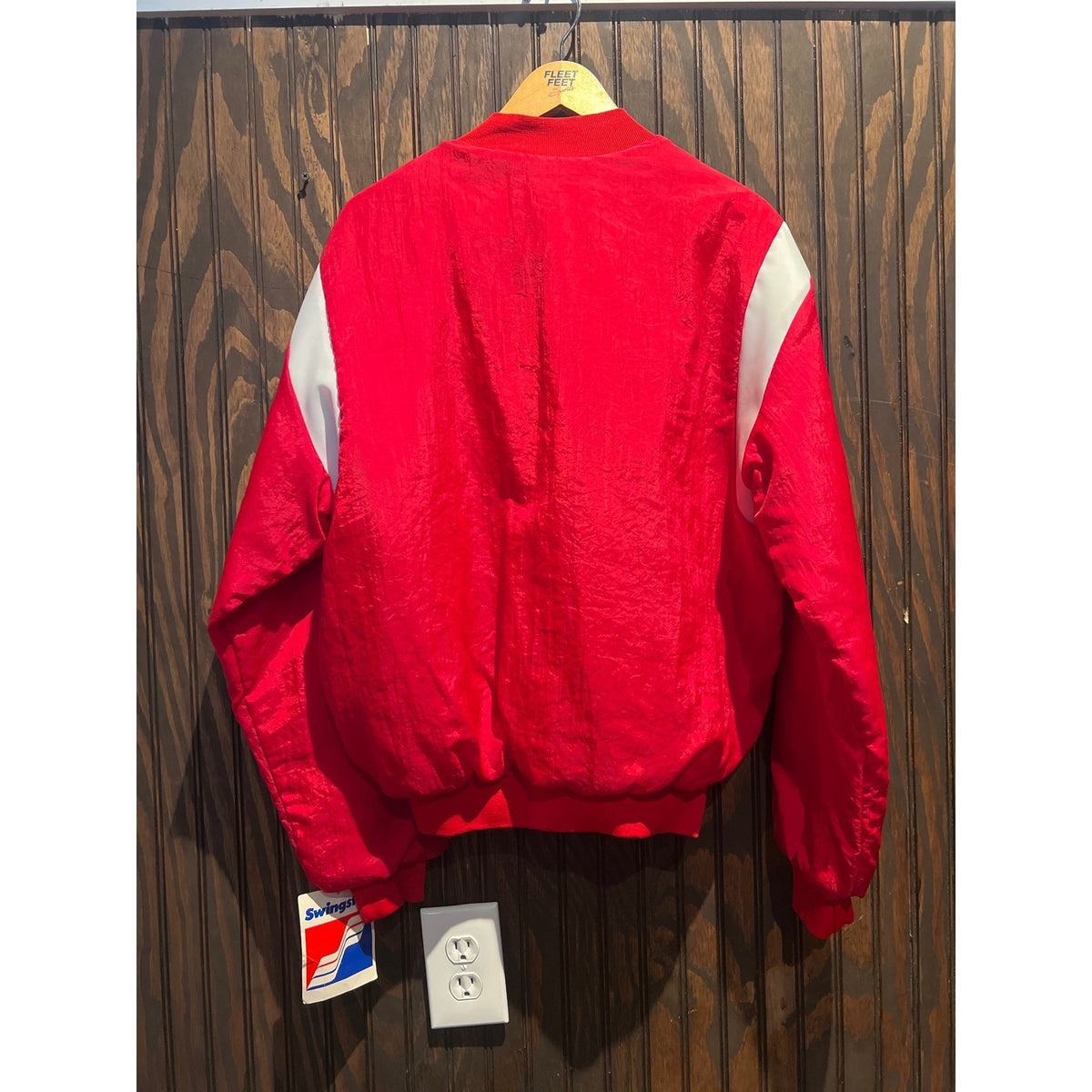Vintage Swingster Indiana Hoosiers Varsity Jacket Red White Mens Large NWT USA
