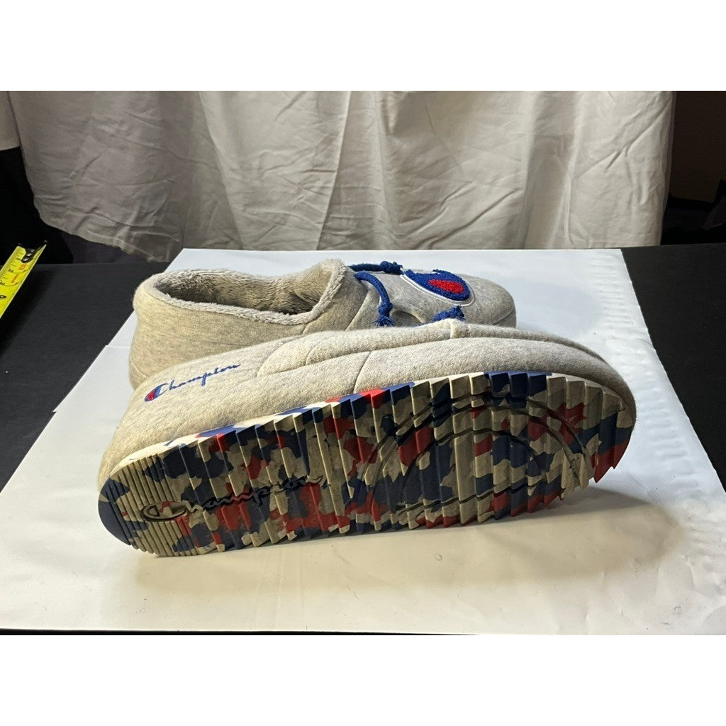 Champion Kids Slippers Toddler Boys Girls Gray Blue Red Logo Casual Shoes Sz M