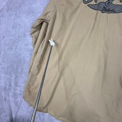 Akdmks Sky High Button Up Shirt Tan Long Sleeve 2XL Men's