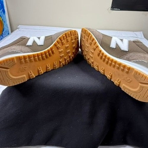 New Balance 515 Men's Brown Suede Mesh Running Sneakers Shoes Size 11.5