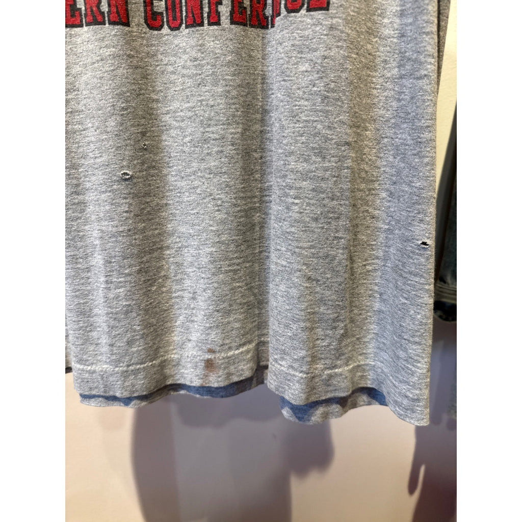 Vintage Pro Player Chicago Bulls Eastern Conference Gray T-Shirt NBA Mens XL