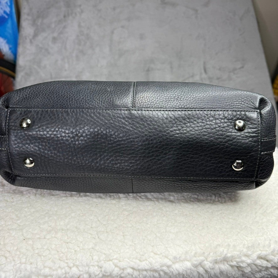 Coach Tote Bag Turnlock One Shoulder Black Business S97