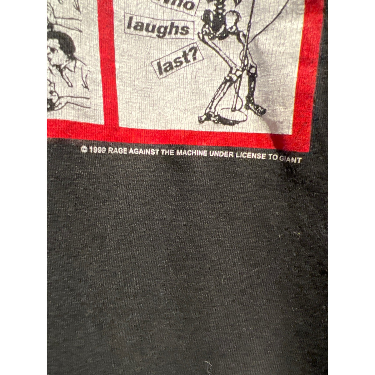 Vintage 1999 Rage Against The Machine Who Is Bought And Sold Muscle Tee Giant L