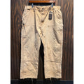 Vintage Carhartt Double Knee Work Pants Distressed Tan Duck Canvas 38x27