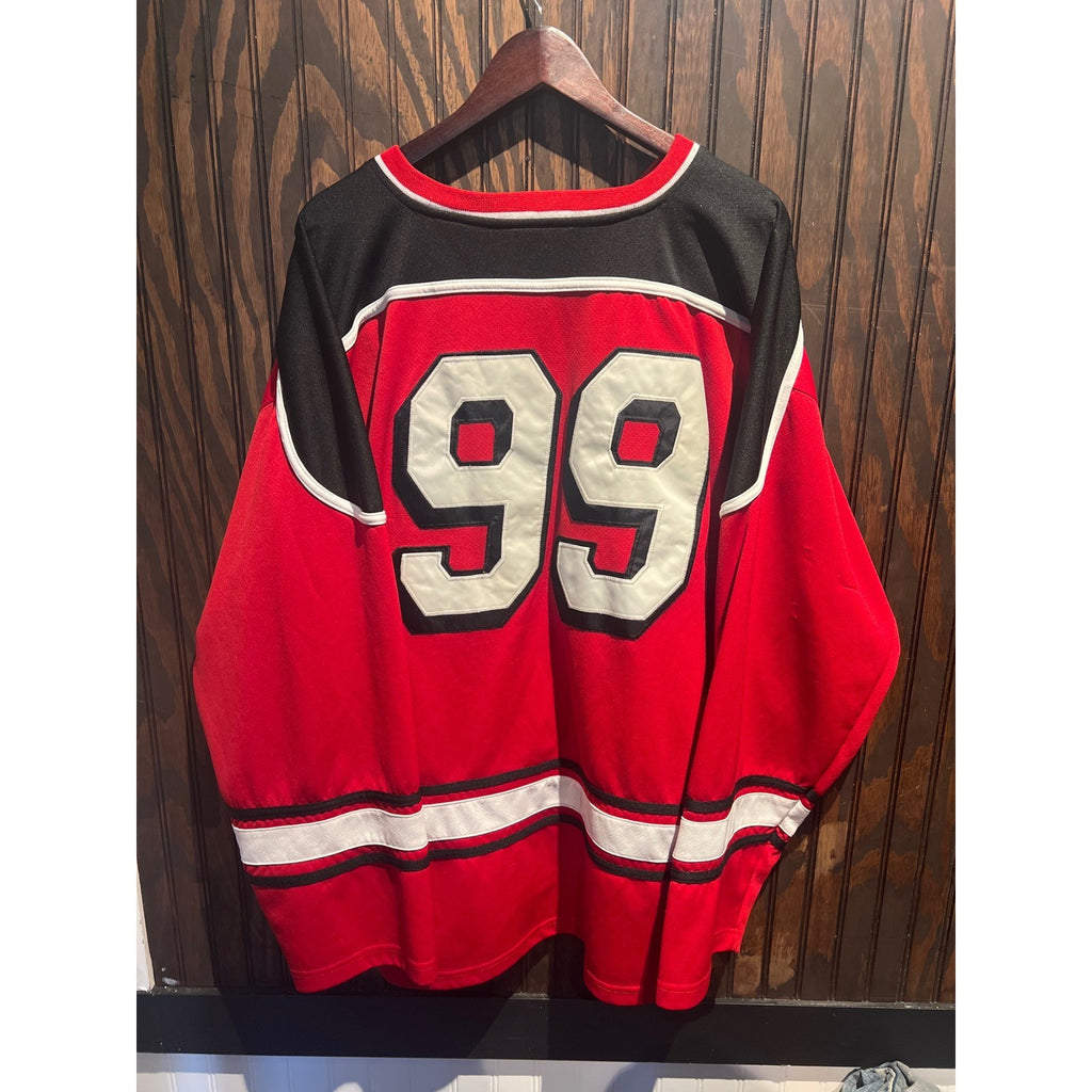 Steve & Barrys Indiana University Hoosiers Hockey Jersey Red Black Mens XL 33x29