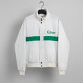 Vintage Quaker State Racing Jacket King Sports White Green Mens Large 25x29