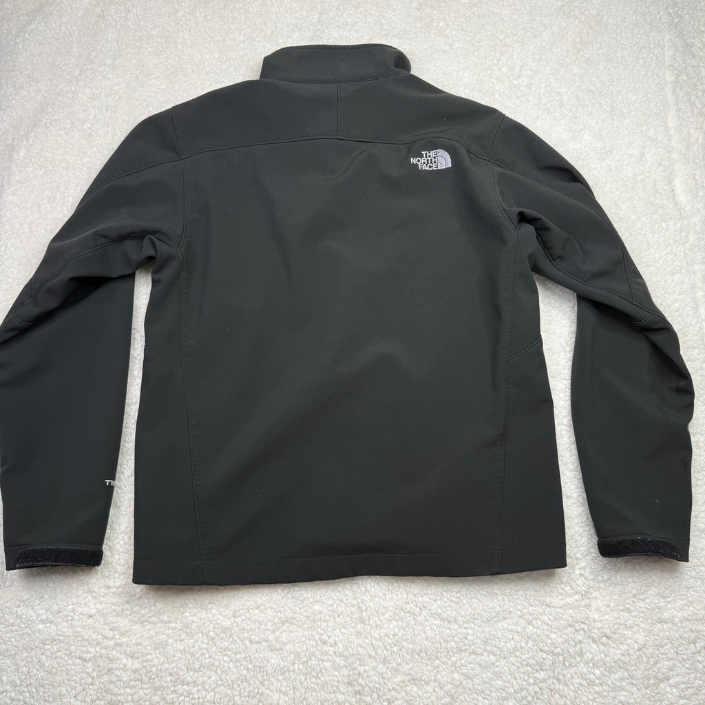The North Face Mens Medium Black Full Zip Soft Shell Jacket TNF