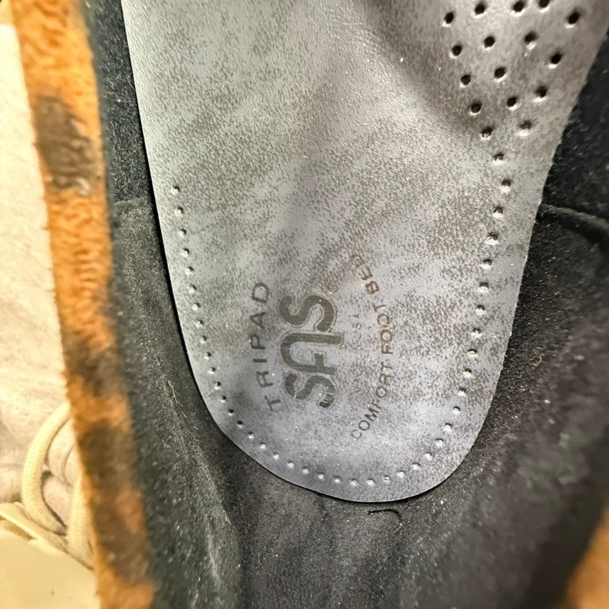 SAS San Antonio Shoemakers Women's Leopard Print Comfort Slip On Flats Shoes