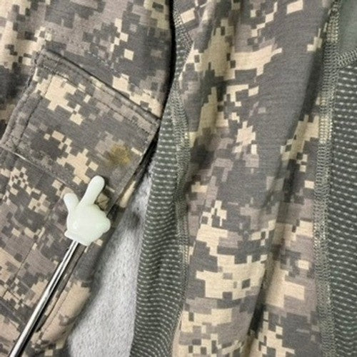 US Army Combat Uniform Shirt ACU Digital Camo Long Sleeve Tactical Top L