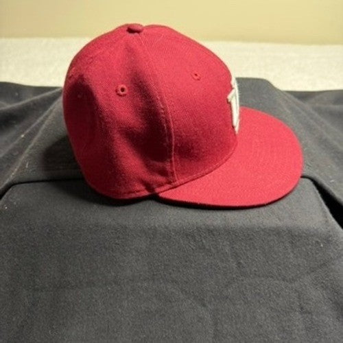 New Era Indiana Hoosiers 59FIFTY Fitted Baseball Cap Size 7 Red