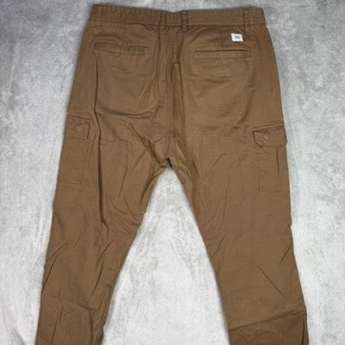 Katin Brown Cargo Pants Men's Size 38 Utility Pockets Casual Comfort