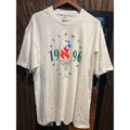 Vintage 1996 Atlanta Olympics Hanes Heavyweight T-Shirt White XL 24x32 Single St