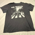 The Beatles Abbey Road Graphic T Shirt Black Size Large Cotton