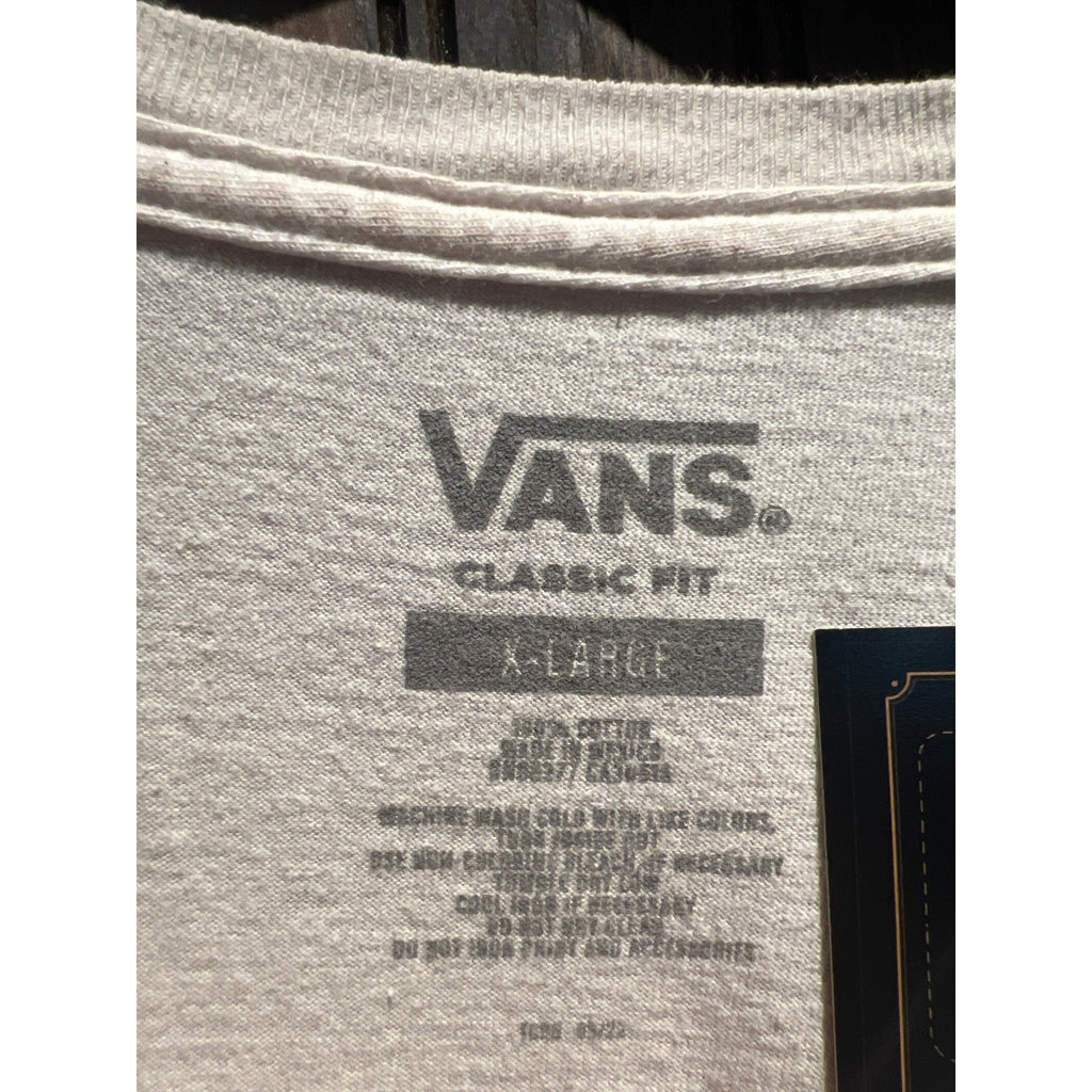 Vans Off The Wall Mens Graphic T-Shirt Off-White Skull Chalice 1966 Skate Tee