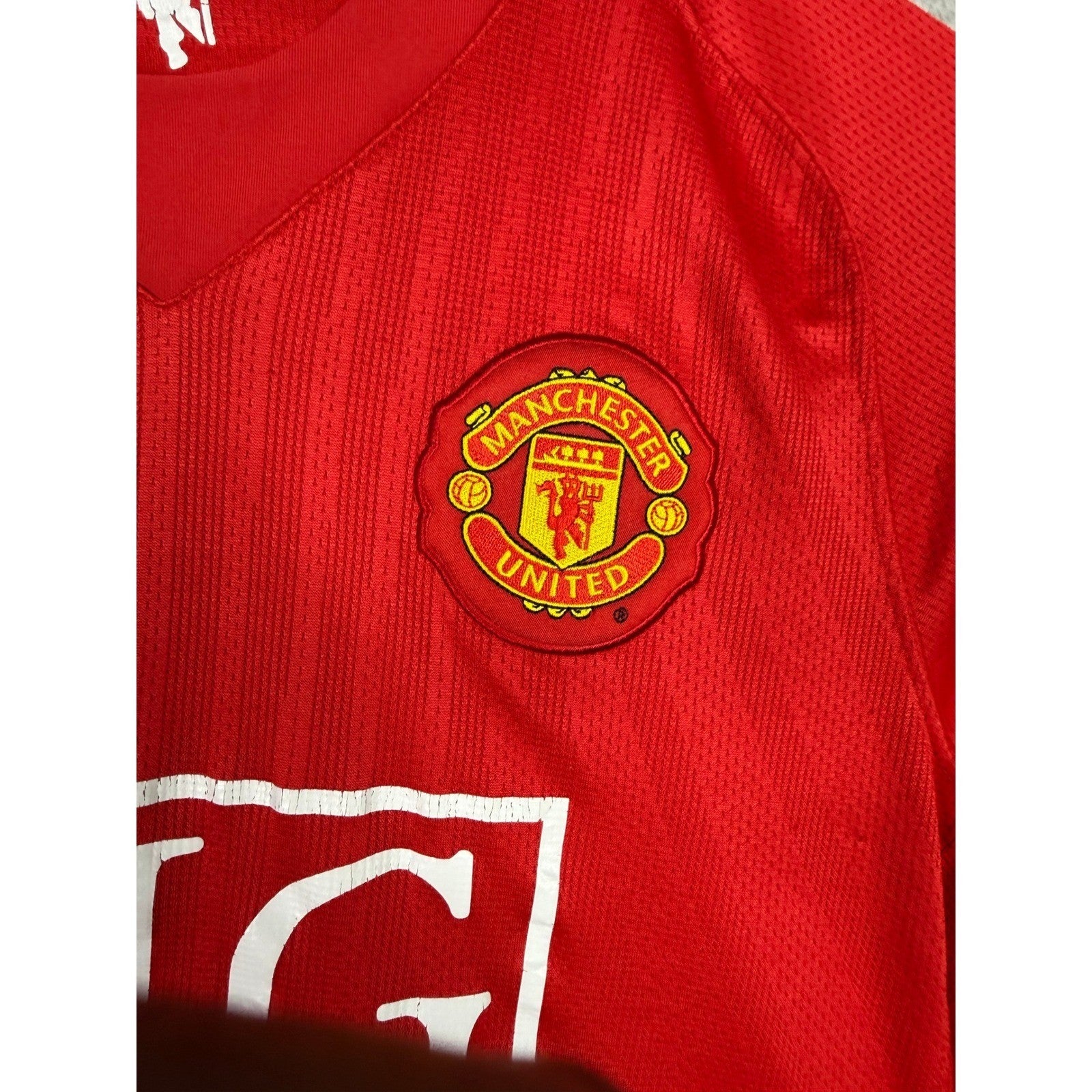 Manchester United Soccer Jersey Red Nike AIG Football Club Retro Shirt
