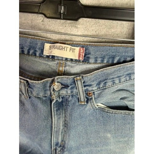 Levi's 505 Mens Jeans Light Wash Straight Fit Size 34x32 Denim Pants