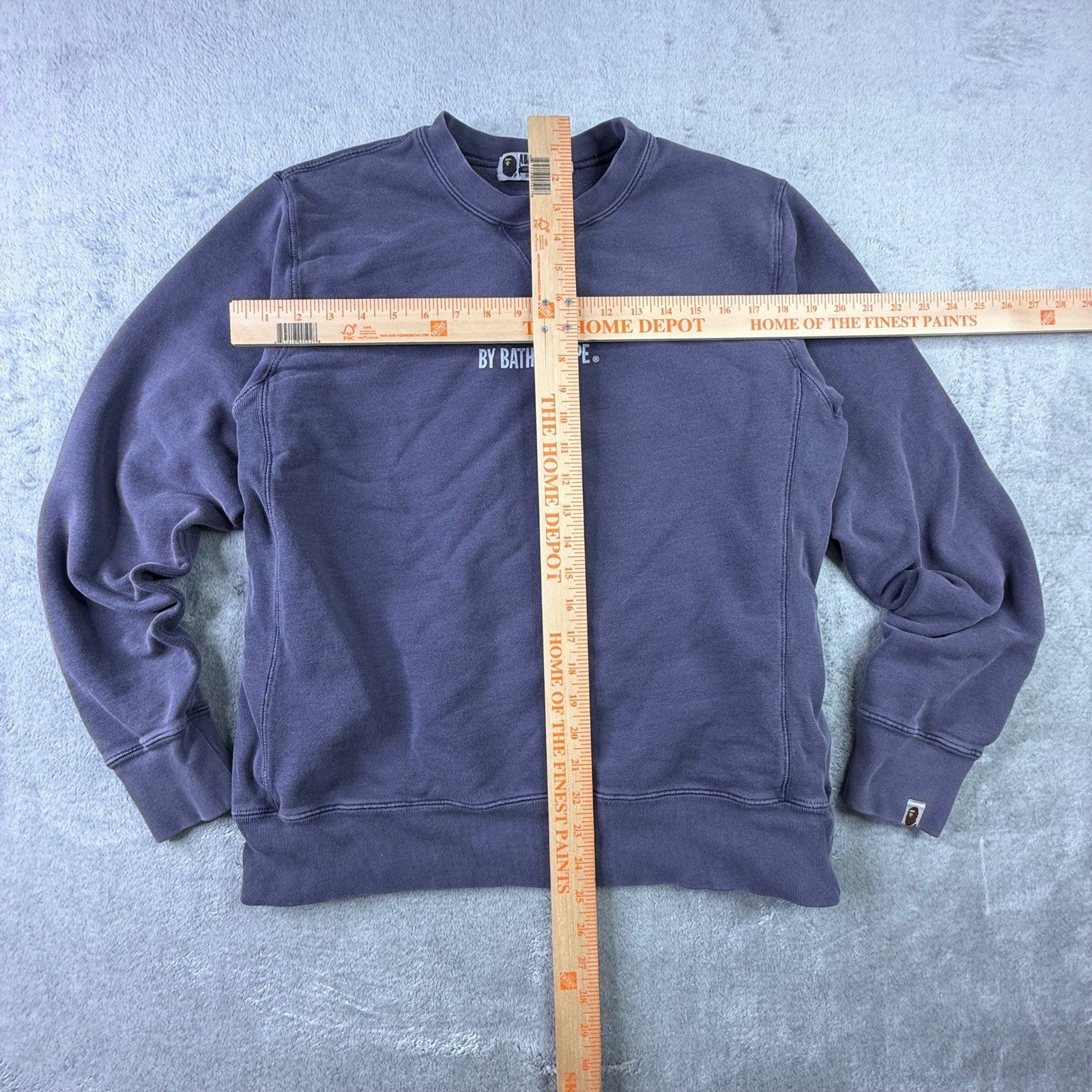 A Bathing Ape BAPE Mens Purple Crewneck Sweatshirt By Bathing Ape Size M