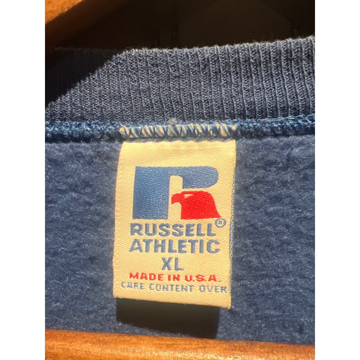 Vintage Russell Athletic New York Mets Shea Stadium Sweatshirt Blue Mens XL