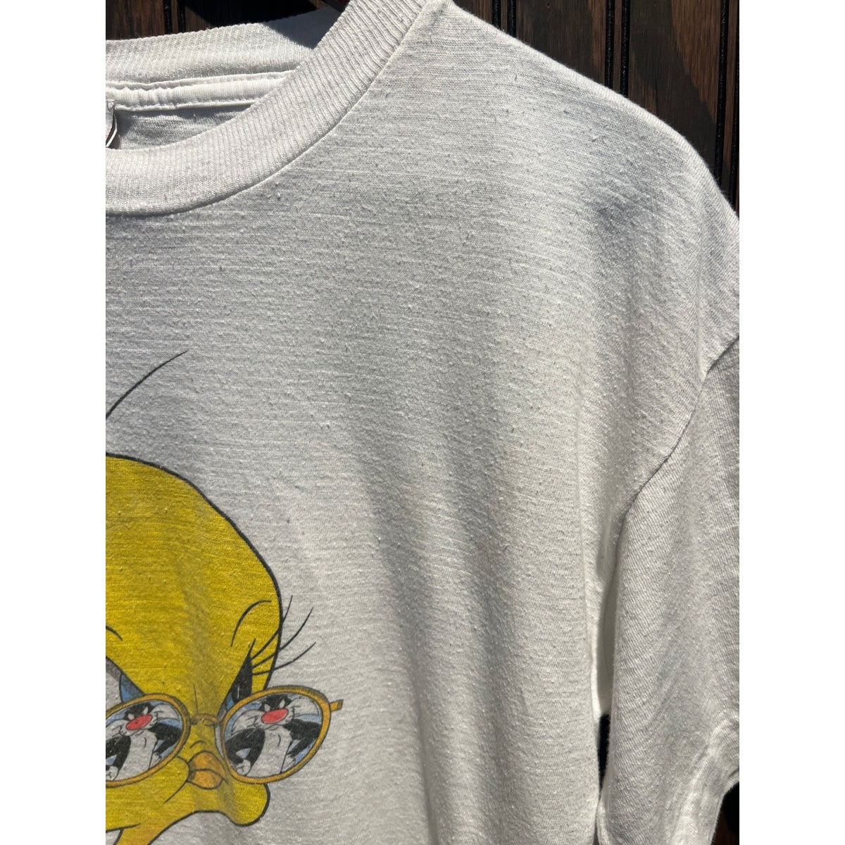 Vintage Looney Tunes Tweety Bird  single stitch White 90s Streetwear Mens