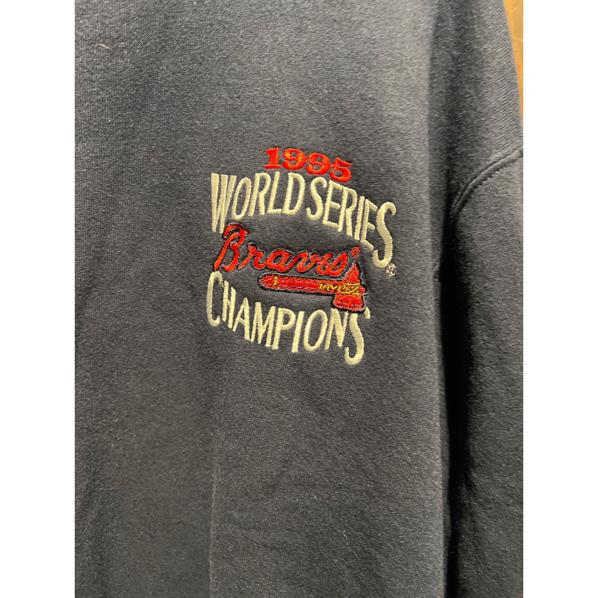 Russell Athletic 1995 World Series Atlanta Braves  L