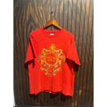 Vintage 1993 Elton John World Tour Versace T-Shirt Red Anvil Mens Large 27x20