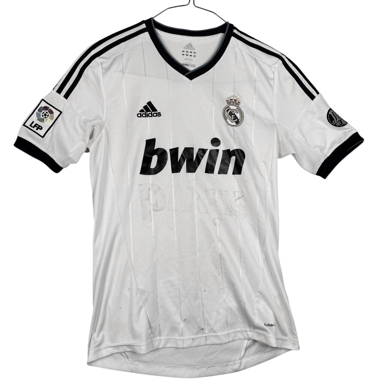 Adidas Real Madrid 2011-12 Home Jersey Ronaldo 7 White ClimaCool Mens S