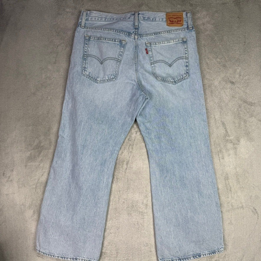 Levi's 94 Baggy Bootcut Jeans Light Wash Denim Size 31