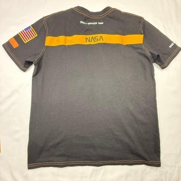 Heron Preston NASA Black Short Sleeve T Shirt Men Size L