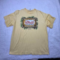 Carnival Official Certified License to Chill Yellow T Shirt Mens XL Graphic Tee
